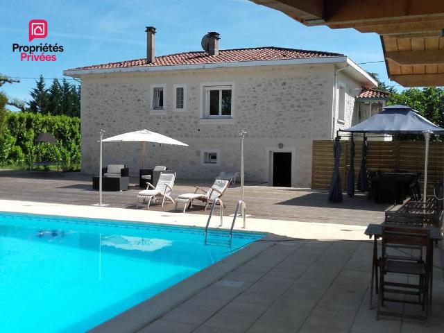 Maison 132 m² + dépendance, piscine, terrain 2000 m² Laroque Timbaut
