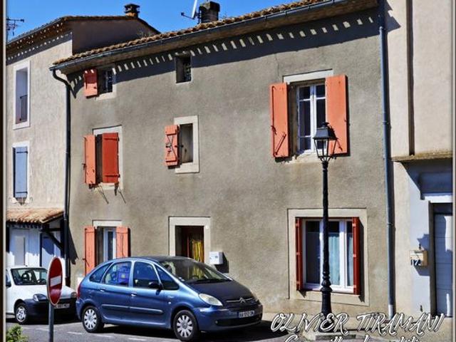 Maison 132m², 4 chambres, jardin non attenant. Pezens