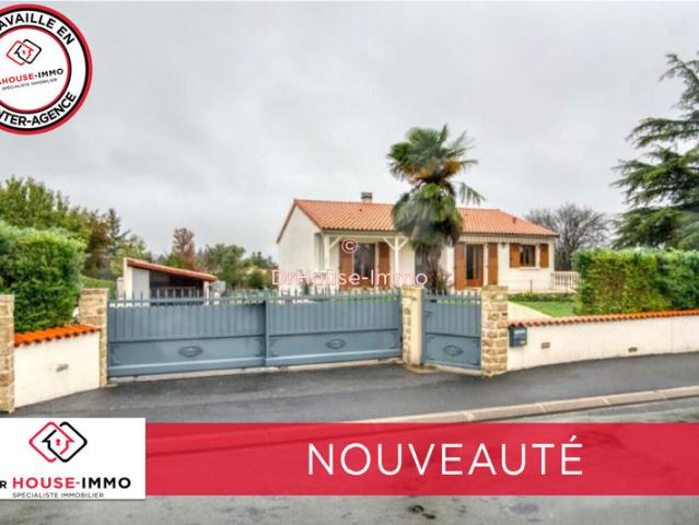 Maison 141 m² – 4 chambres – Grand garage – Terrain clos 1509 m² – Piscine container + dépendance