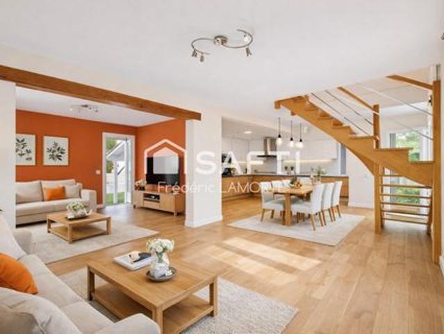Maison 150m² piscine, grand garage 2km océan