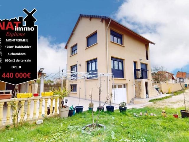 Maison 170 m2 7 pièces