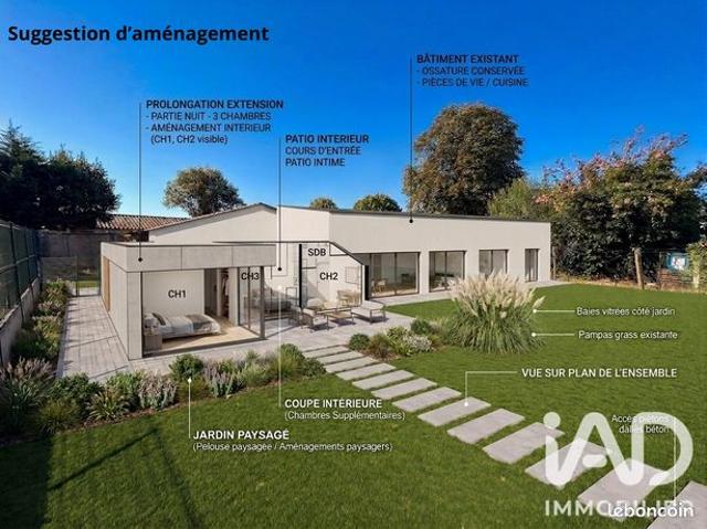 Maison 1 pièce 55 m²
