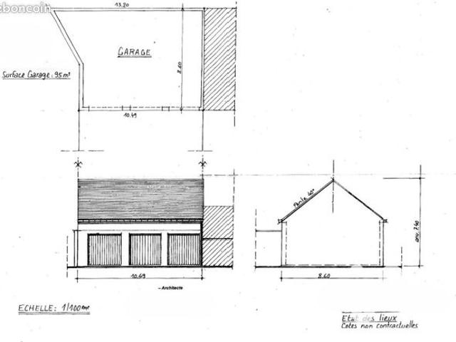 Maison 1 pièce 95 m²