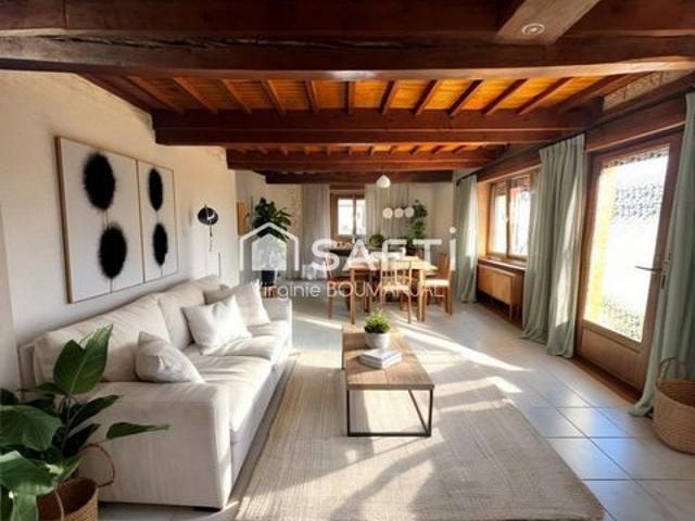 Maison 2/3 chambres garage et grand jardin