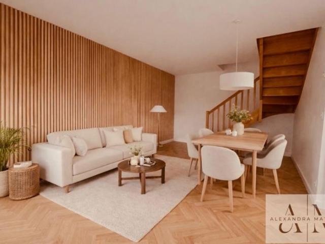 Maison 2 chambres + bureau, lumineuse avec grand garage de 36 m² – Caudéran Parc Monséjour