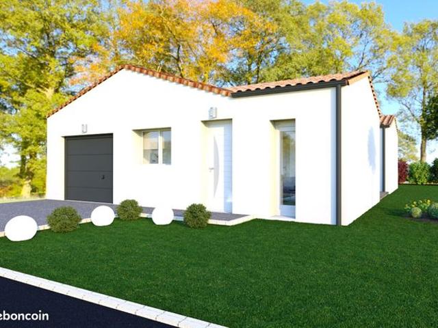 Maison 2 chambres sur un terrain de 500 m² à SAINT CYR EN TALMONDAIS