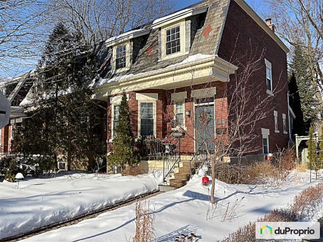 Maison 2 étages à vendre Côte des Neiges / Notre Dame de Grâce #1094