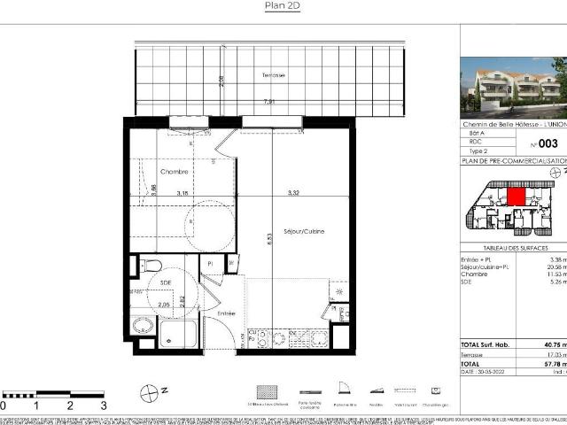 Maison 2 pièces 66 m²