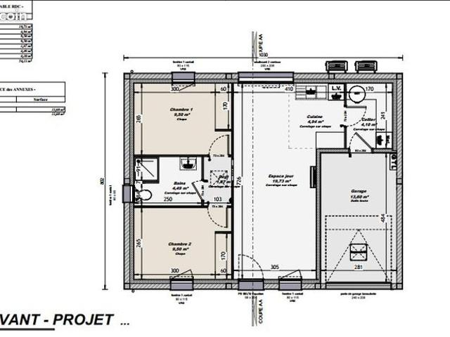 Maison 2 pièces 50 m²