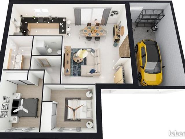 Maison 2 pièces 72 m²