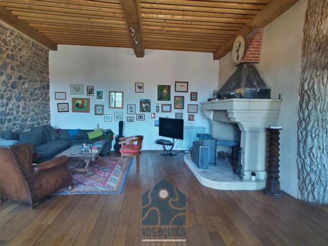 Maison 300 m 2 habitable avec cour, garage,caves, atelier et. 300m² Usson