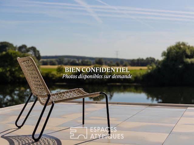 Maison contemporaine avec jardin et terrasse