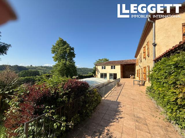 Maison avec piscine et jardin