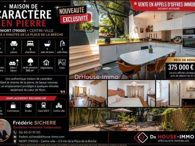 Maison 7 pièces 170 m²