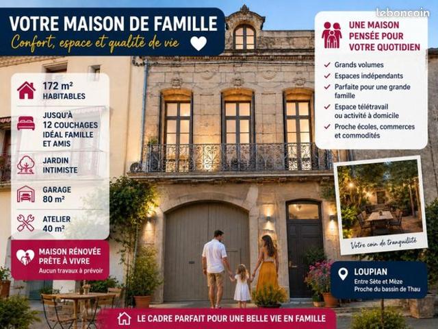 Maison 7 pièces 172 m²