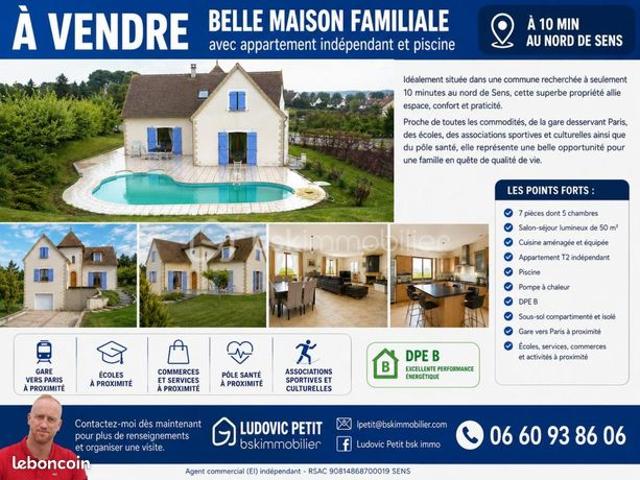 Maison 7 pièces 230 m²
