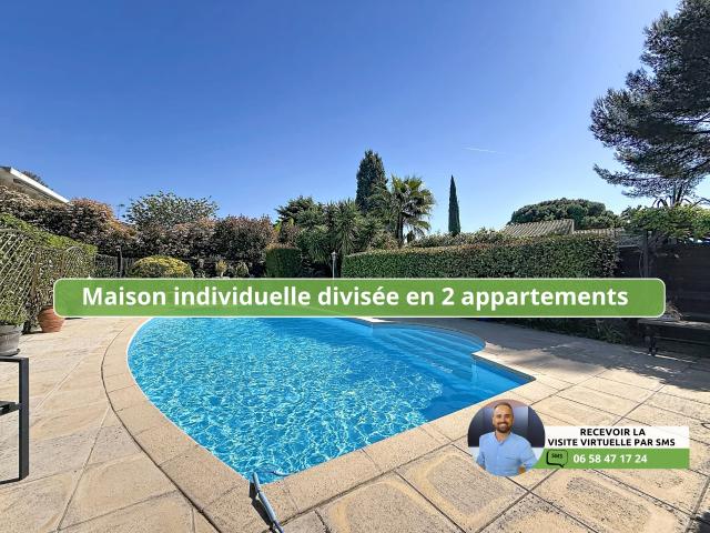 Maison 7 pièces scindée en 2 appartements à vendre à Antibes 06600