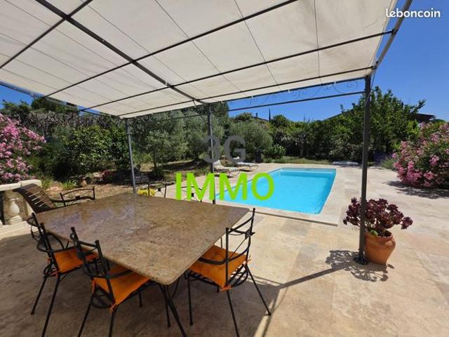 Maison 4 chambres 105m² Uzès | Terrasse jardin piscine