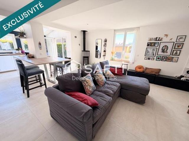 maison, 4 chambres, terrain clos