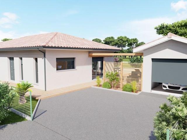 Maison 4 chambres avec garage sur un terrain de 1000m²