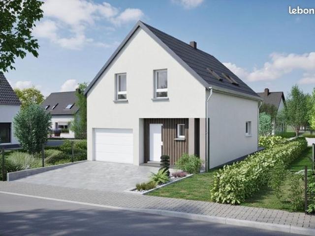 Maison 4 chambres de 104m² sur terrain de 300m² Wasselonne