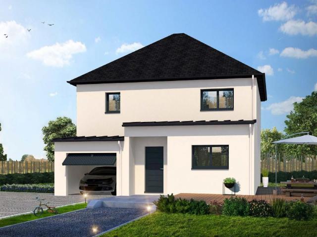 Maison 4 Chambres dont 1 au RDC de 127,92 m2 + Garage + Terrain