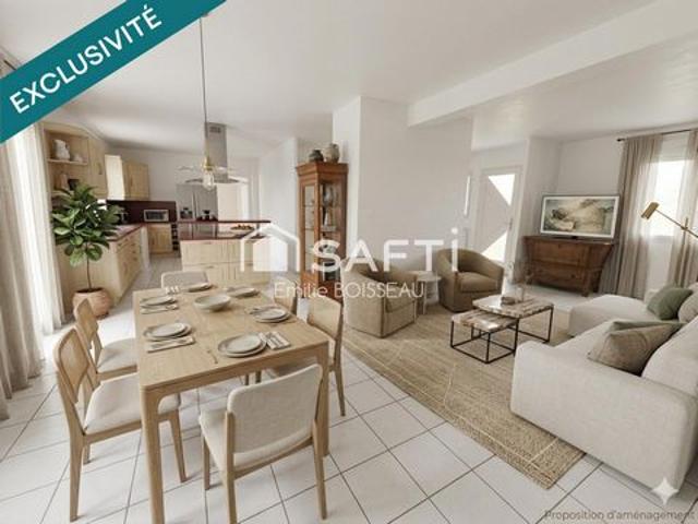 Maison 4 chambres jardin garage piscine