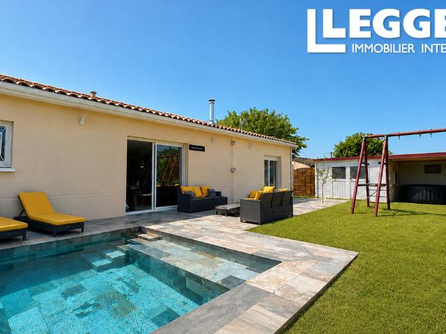 MAISON 4 CHAMBRES+BUREAU AVEC PISCINE