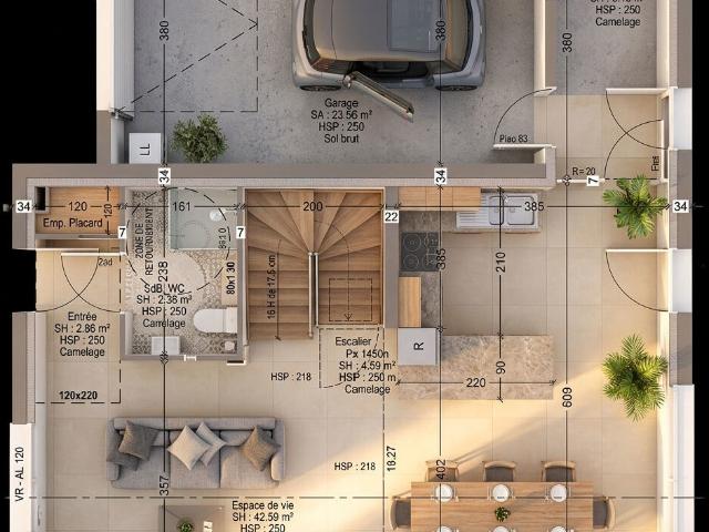 Maison 4 pièces 105 m²