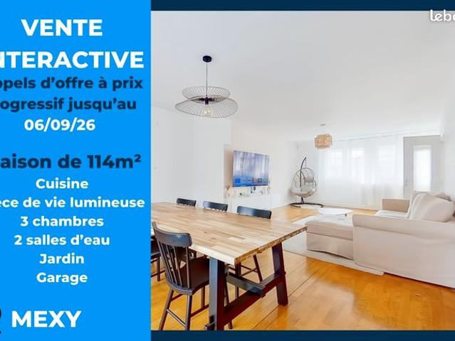 Maison 4 pièces 114 m²