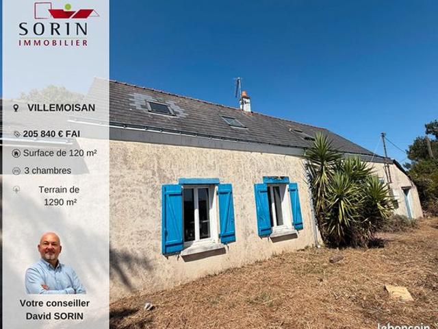 Maison 4 pièces 120 m²