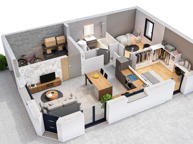 Maison 4 pièces 56 m2