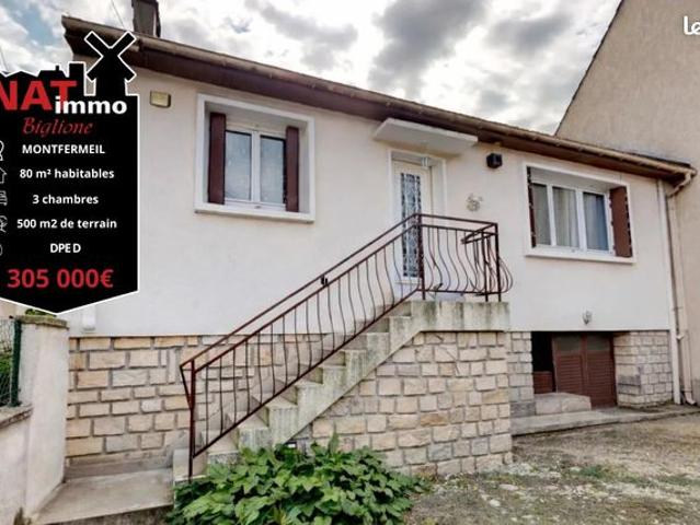 Maison 4 pièces 80 m²