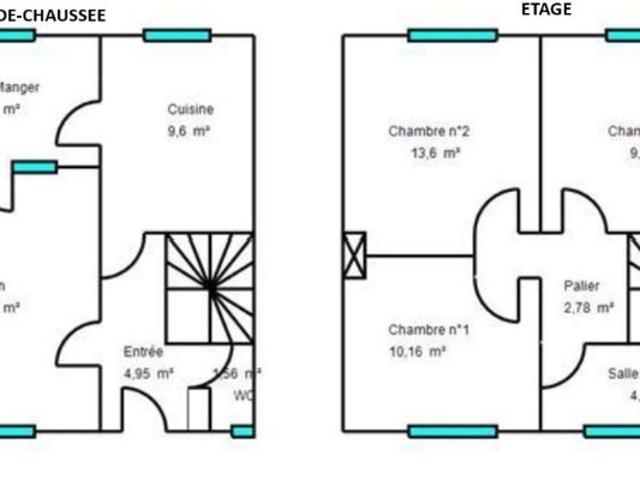 Maison 4 pièces 81 m²