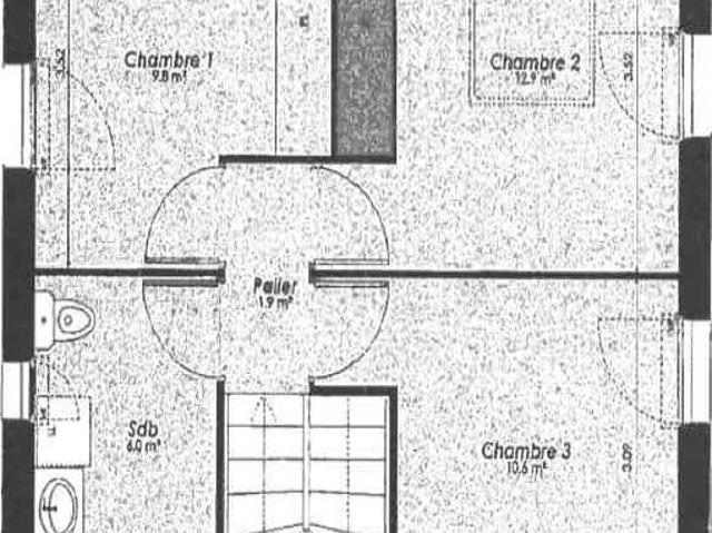 Maison 4 pièces, 83 m² à louer à Tours 37100