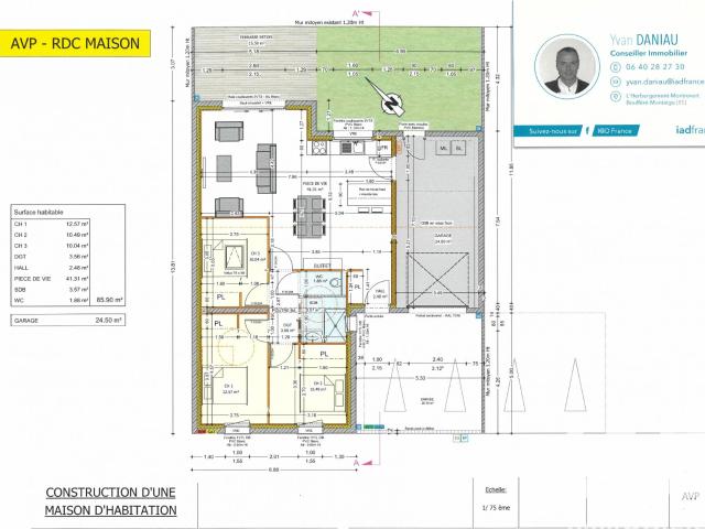 Maison 4 pièces, 85 m² à louer à L'Herbergement 85260
