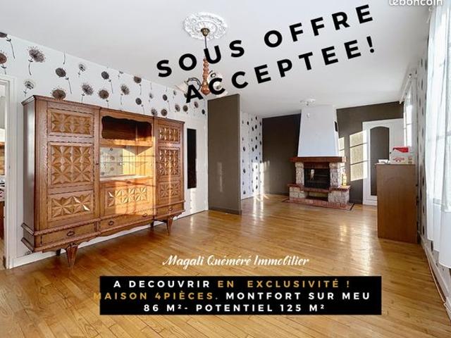 Maison 4 pièces 86 m²