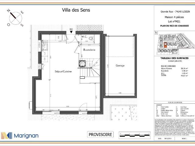 Maison 4 pièces, 86 m² à louer à Loisin 74140