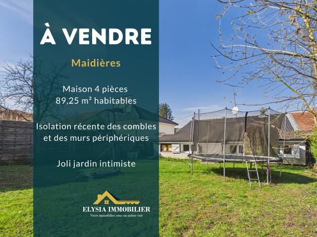 Maison 4 pièces 89 m2 MAIDIERES 54700