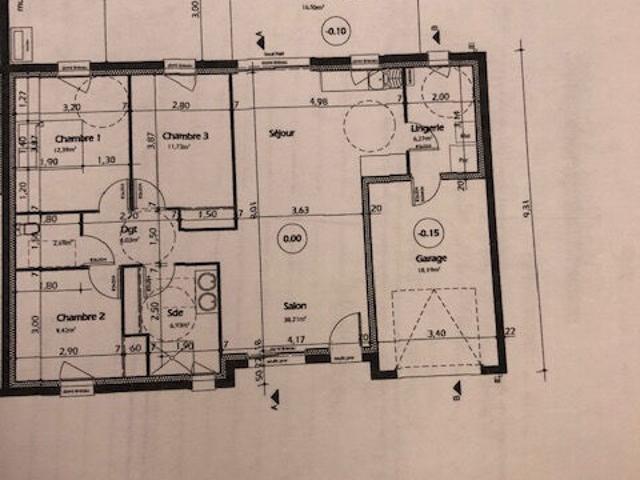 Maison 4 pièces, 89 m² à louer à Vair sur Loire 44150