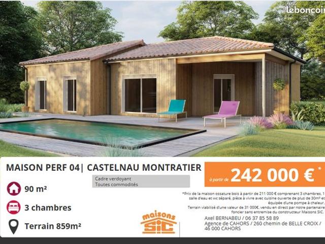 Maison 4 pièces 90 m²