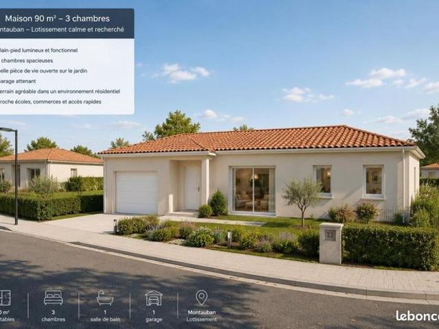 Maison 4 pièces 90 m²