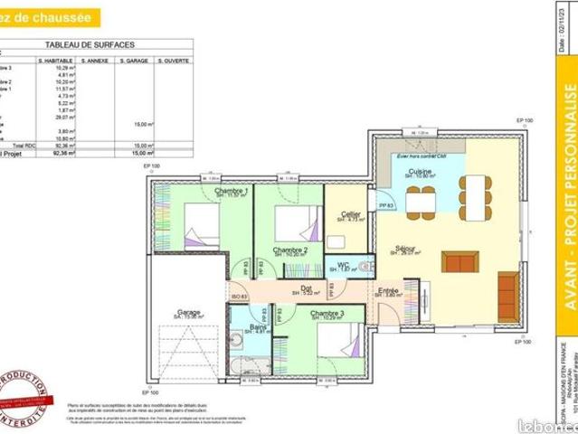 Maison 4 pièces 92 m²