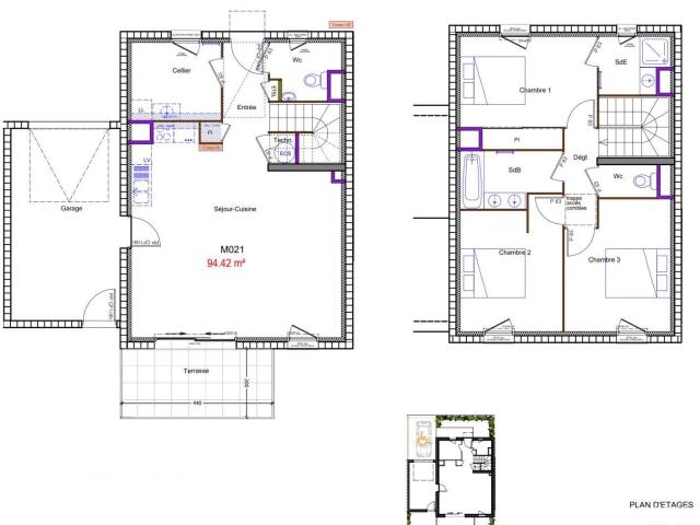 Maison 4 pièces 94 m²