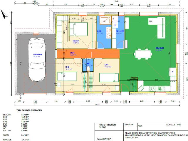 Maison 4 pièces 95 m²