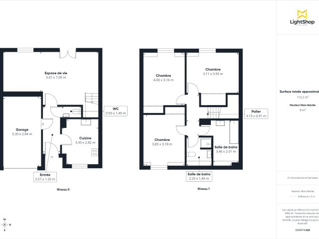 Maison 4 pièces 96 m²