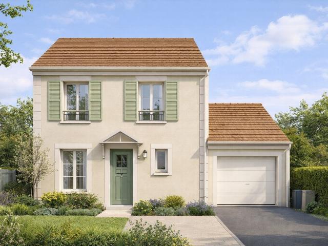 Maison 4 pièces avec garage et place de stationnement à Houdan 4 pièces, 92 m²