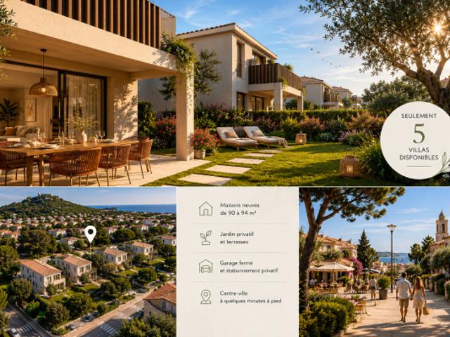 Maison 4 pièces avec jardin privatif Six Fours les Plages