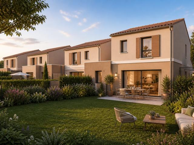Maison 4 pièces neuve de 95m² avec jardin privatif et garage à Gardanne 4 pièces, 95 m²