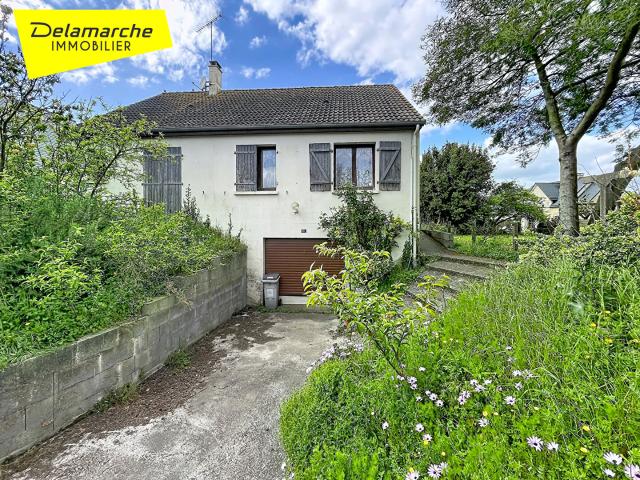 Maison 4 pièces sur sous sol à vendre à Aucey La Plaine 50170 sur env.468m2 de terrain